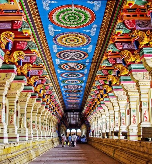 Rameshwaram temple corridor